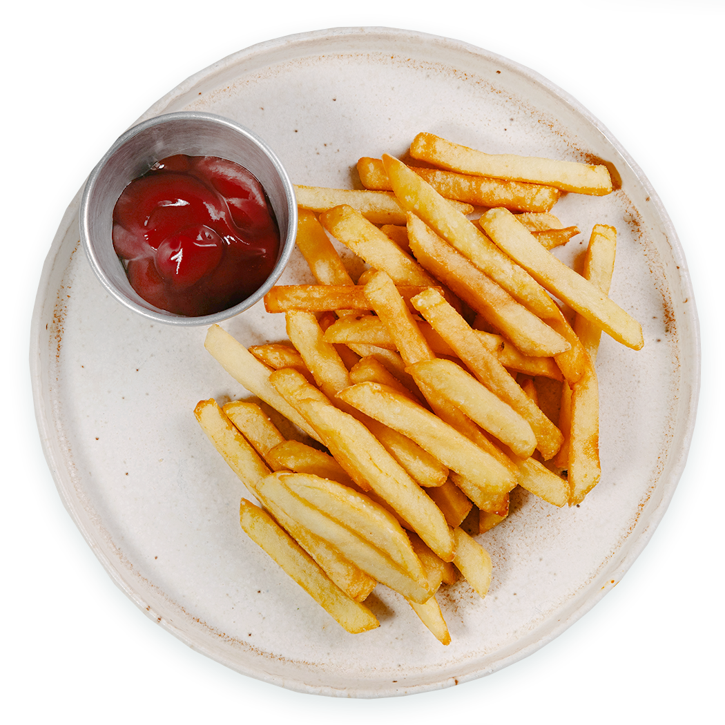 Картофель фри с томатным соусом