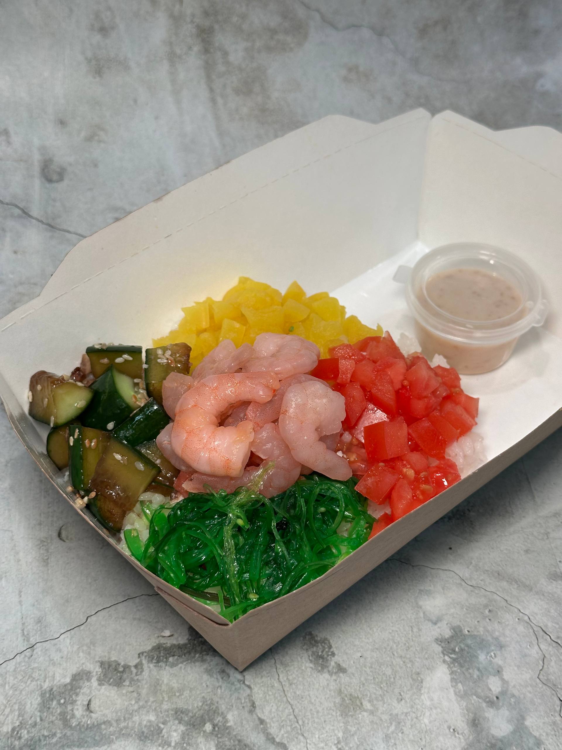 Поке с креветками