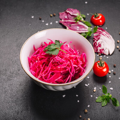 Красная маринованная капусточка