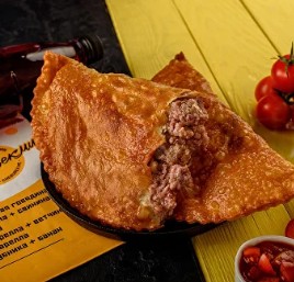 Чебурек с говядиной и свининой