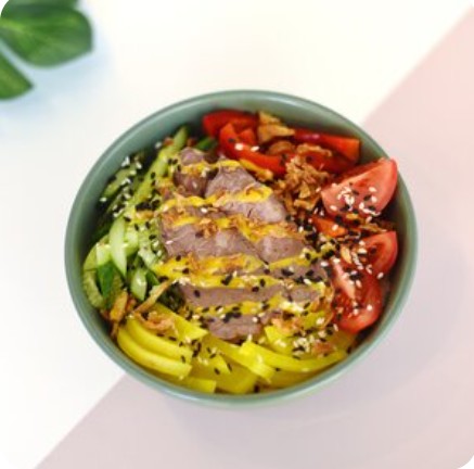 Поке Медовый ростбиф mini