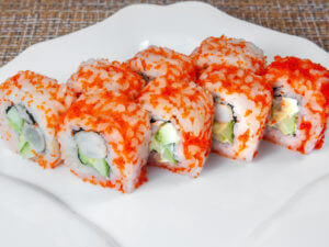 Калифорния маки с креветкой