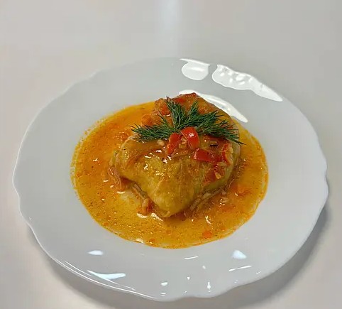 Голубец овощной с рисом пост.