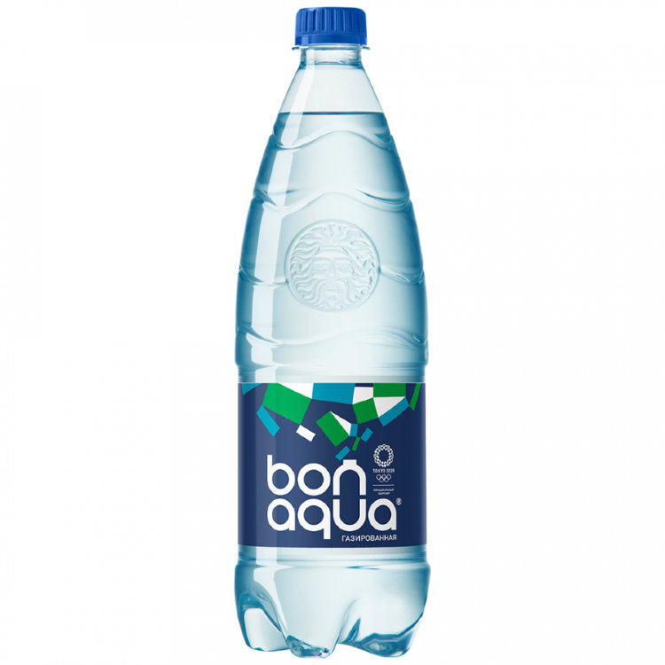 BonAqua газ 1 л