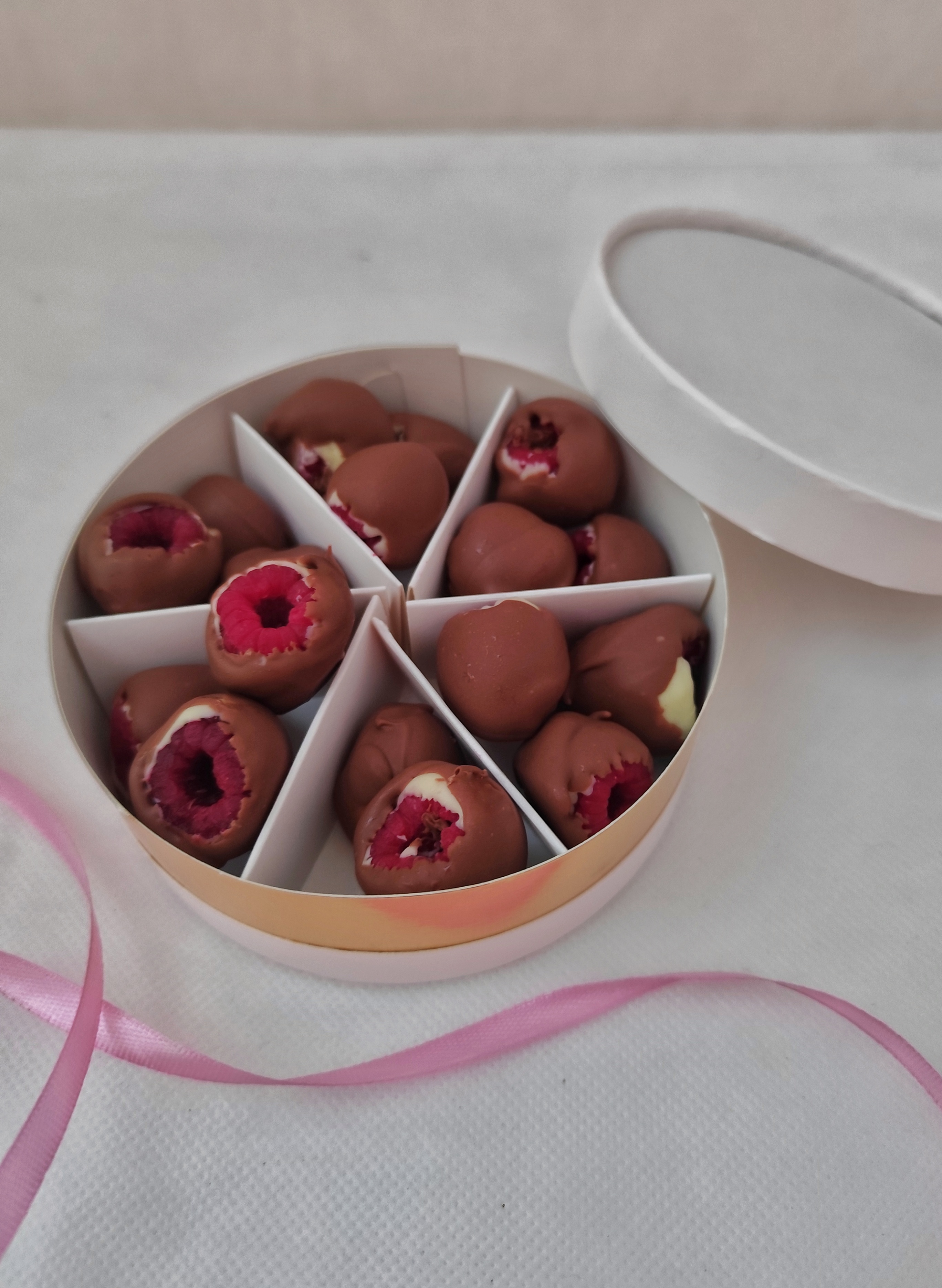 Малина в двойном шоколаде, 150гр