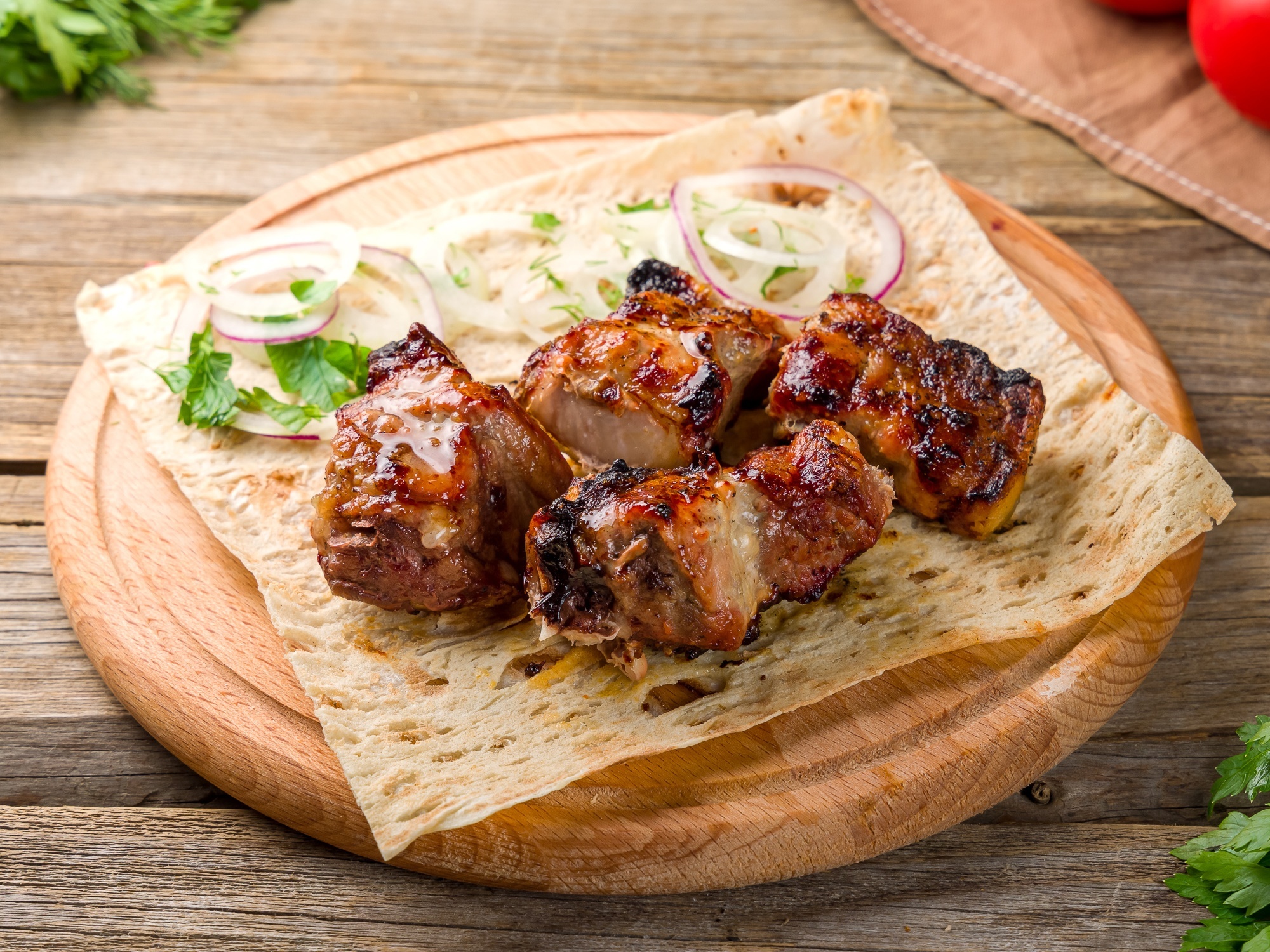 Шашлык из свиных рёбер