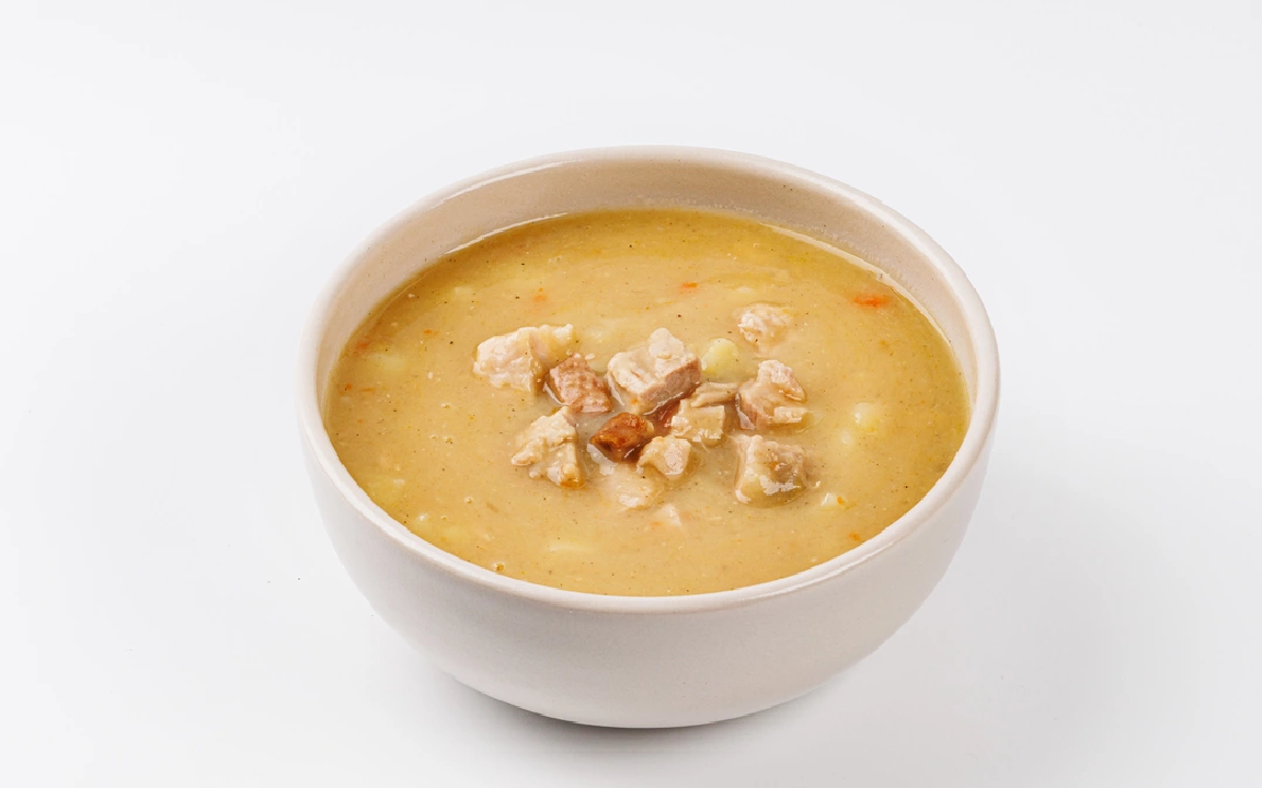 Суп гороховый с копчёностями