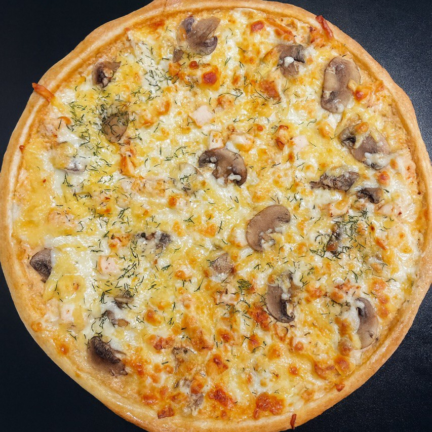 Пицца с курицей и грибами(30см)