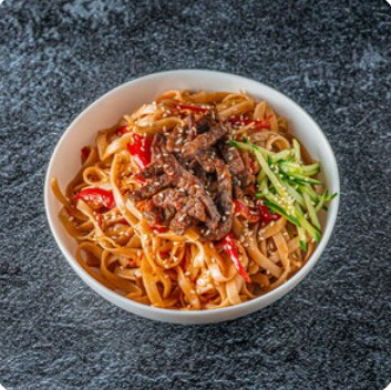 Wok с говядиной