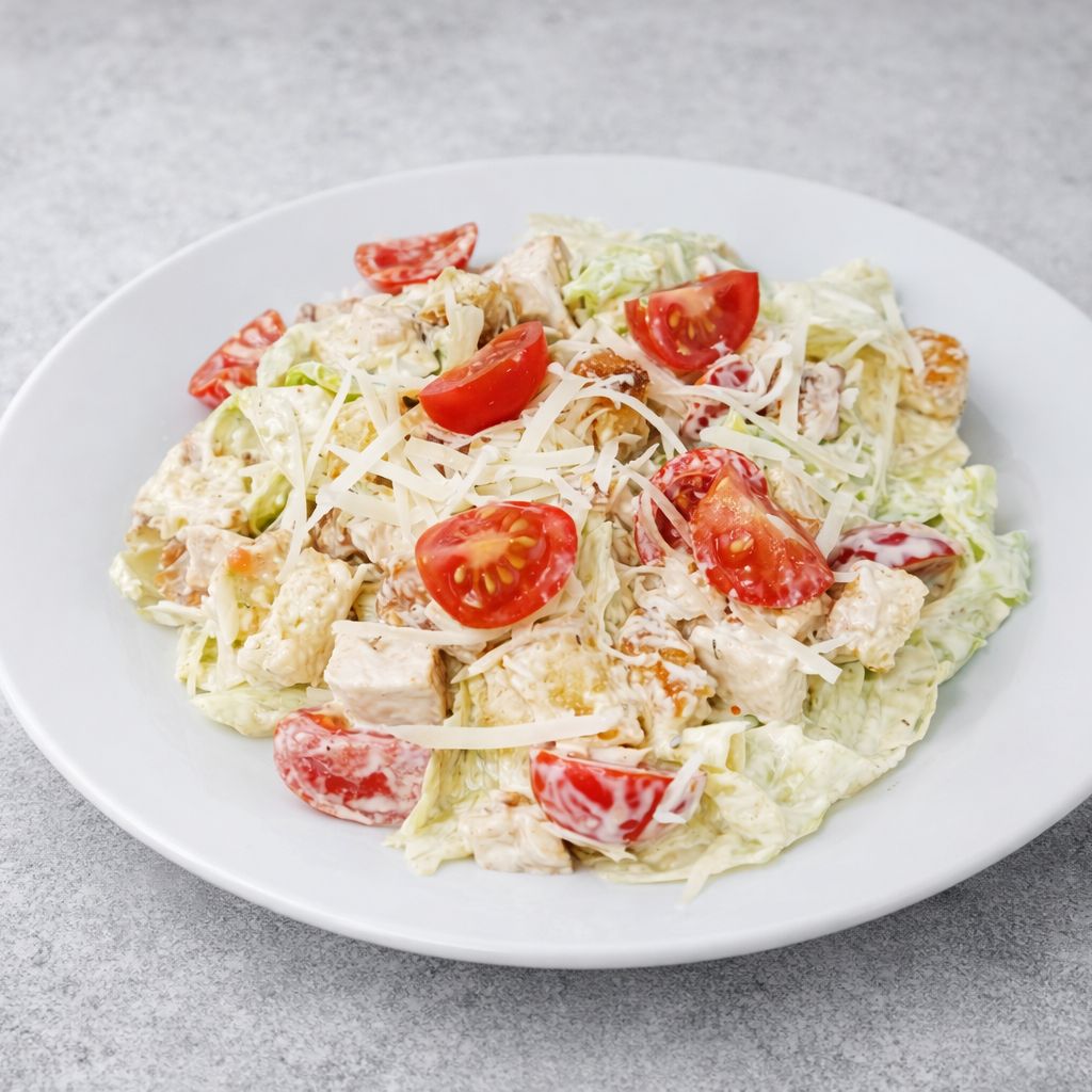 Салат цезарь с курицей