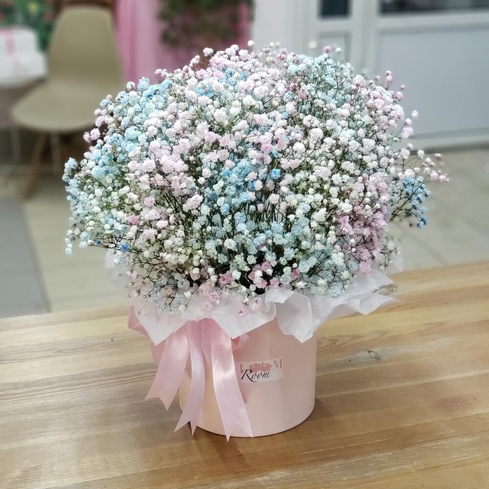 WOW- коробка с гипсофилой