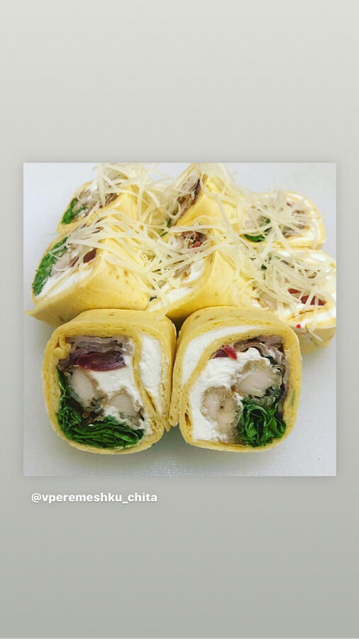 Ролл тортил.цезарь с курицей
