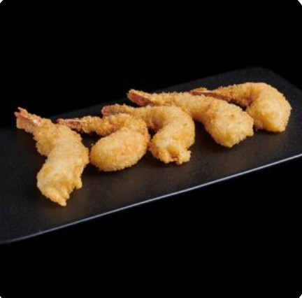 Тигровые креветки в кляре