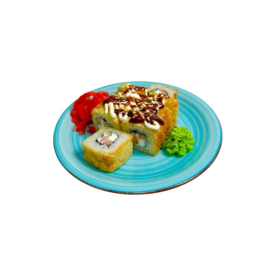 Горячий ролл с курицей