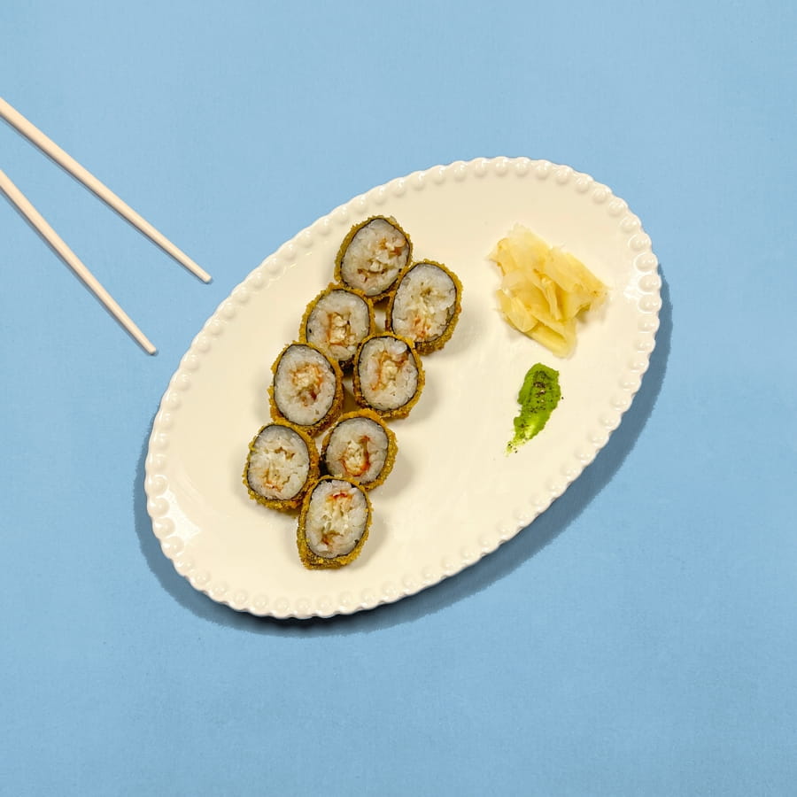 Жареные маки с угрем