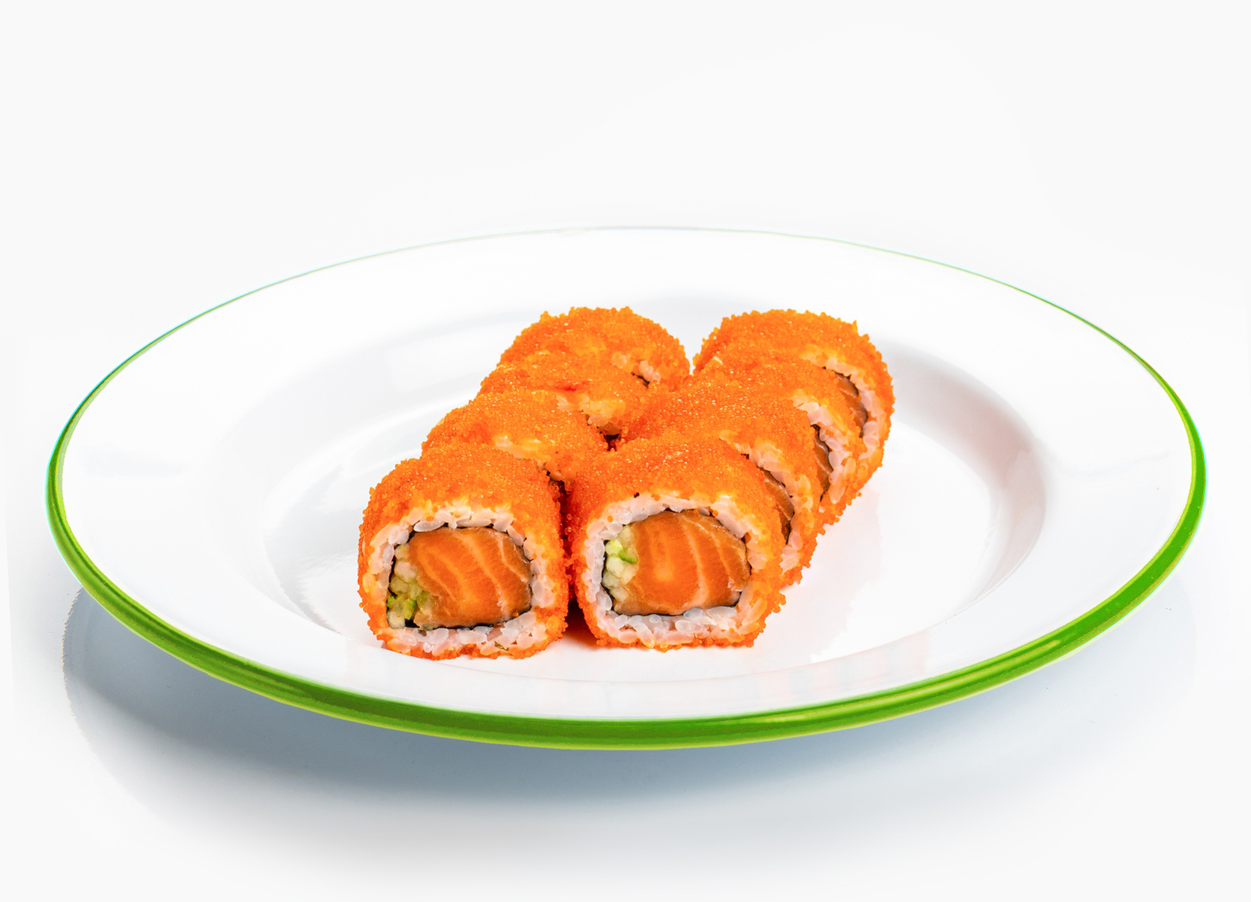 Ролл Калифорния с лососем