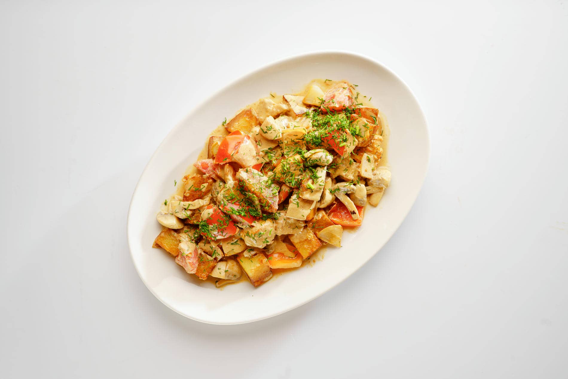 Жаркое с курицей