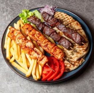 Микс двойной С картофелем фри