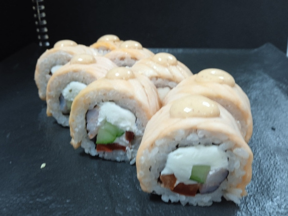 Ролл Запеченая Филадельфия с креветкой