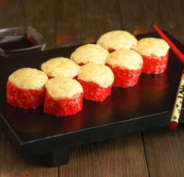 Запеченный ролл Аляска