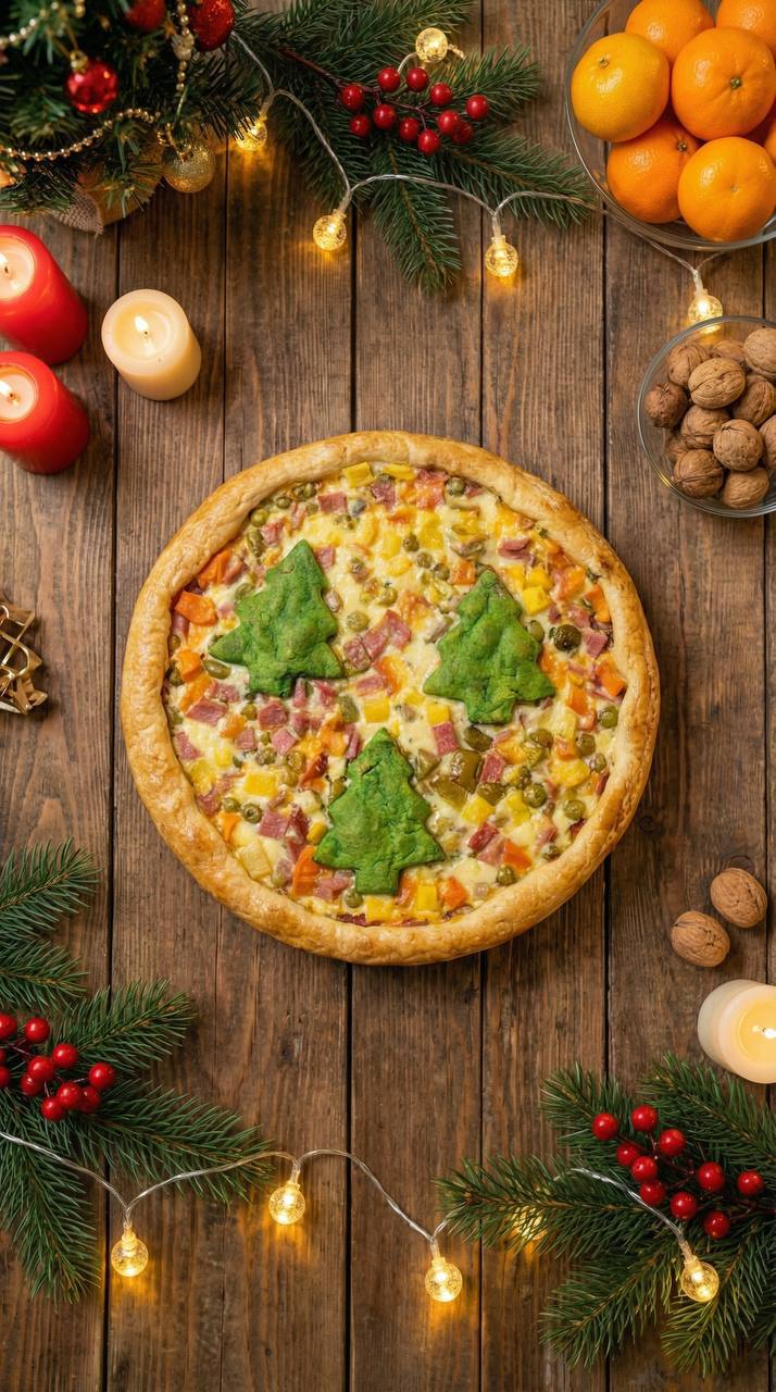 Оливьешка пирог