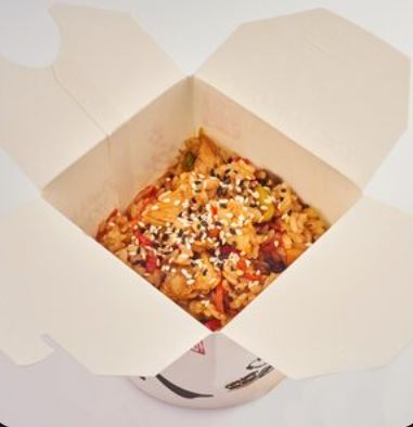 Тяхан с курицей