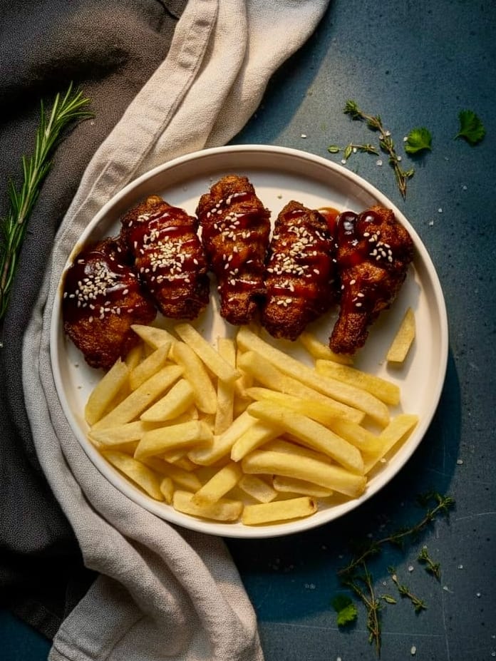 Крылья в соусе терияки 🌶️🍢