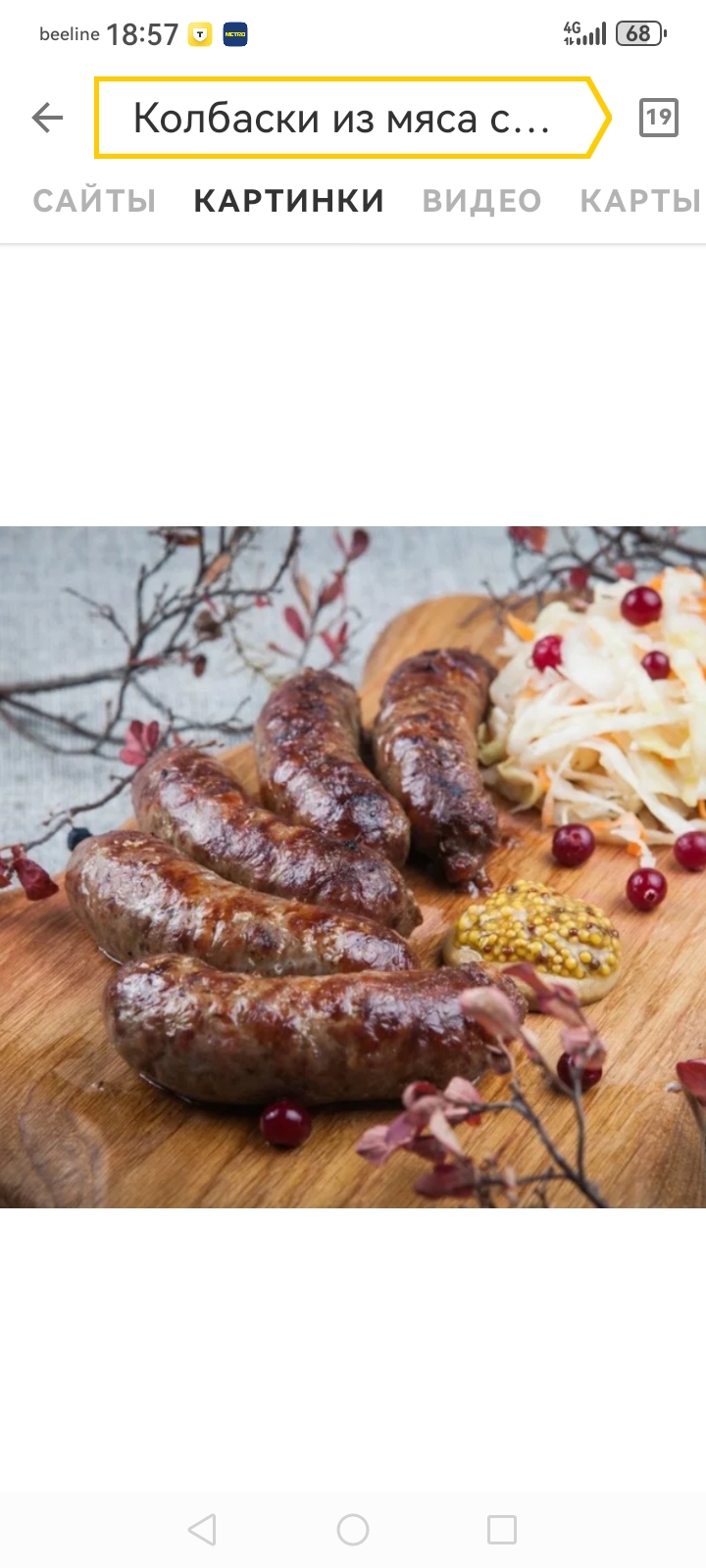 Колбаски из мяса северного оленя с жиром коня на гриле