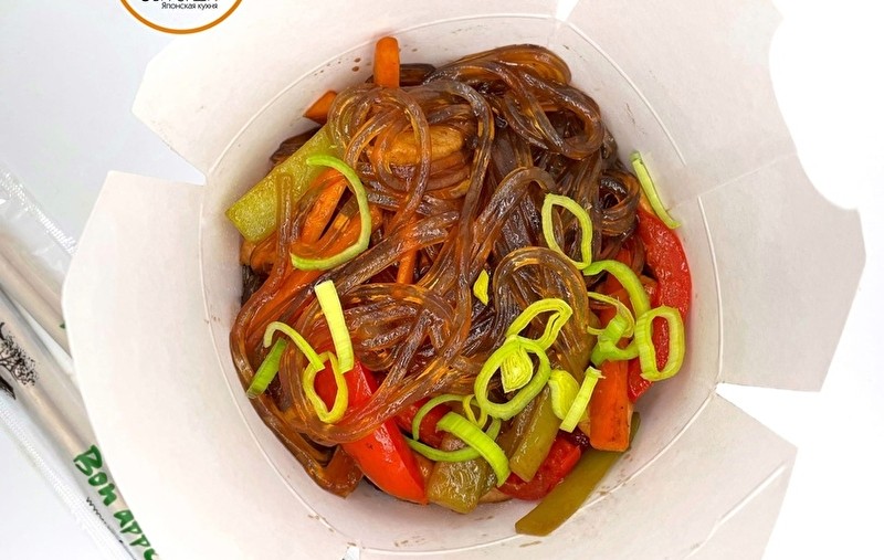 Лапша рисовая с морепродуктами