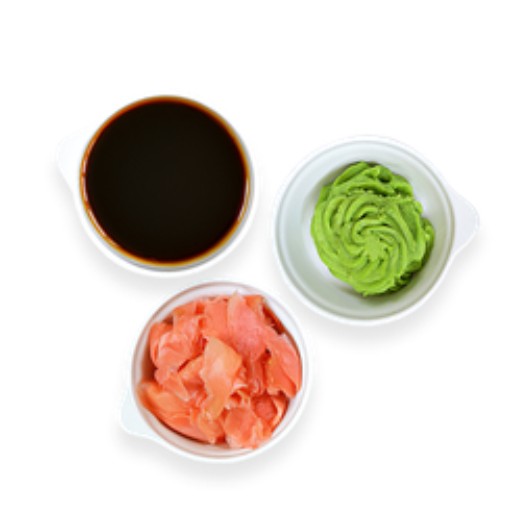 Набор имбирь, васаби, соевый соус