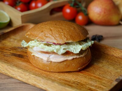 Гамбургер с курицей