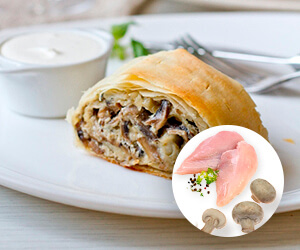 Штрудель с жюльеном