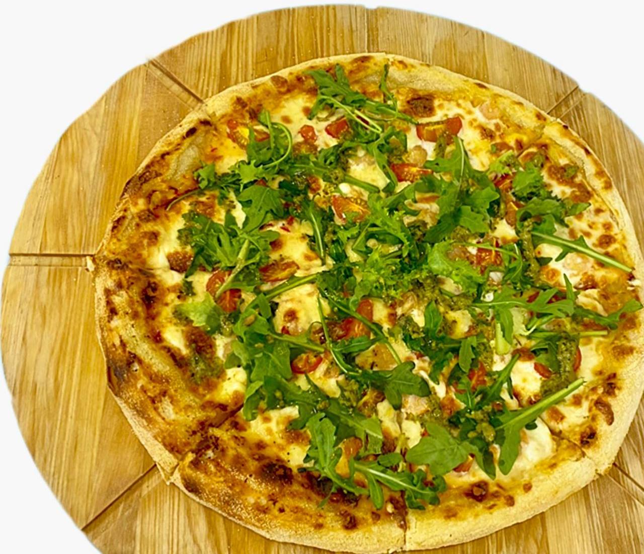 Пицца Креветка и песто