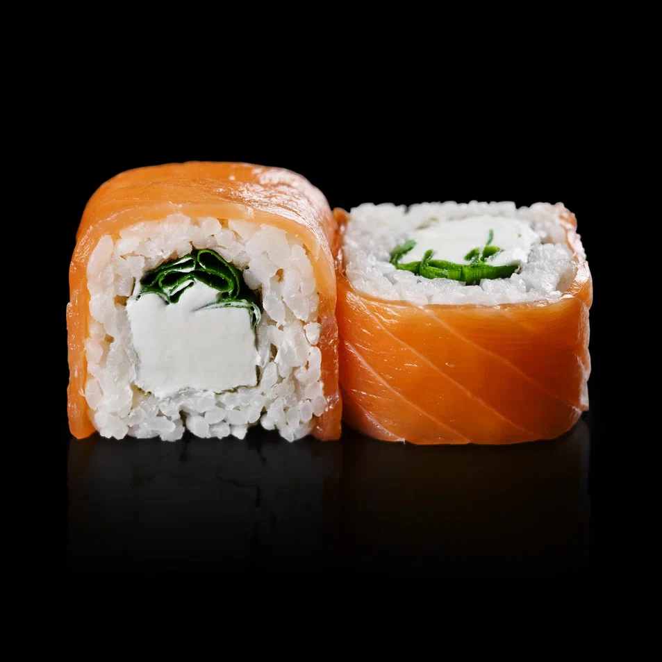 Филадельфия с зеленым луком