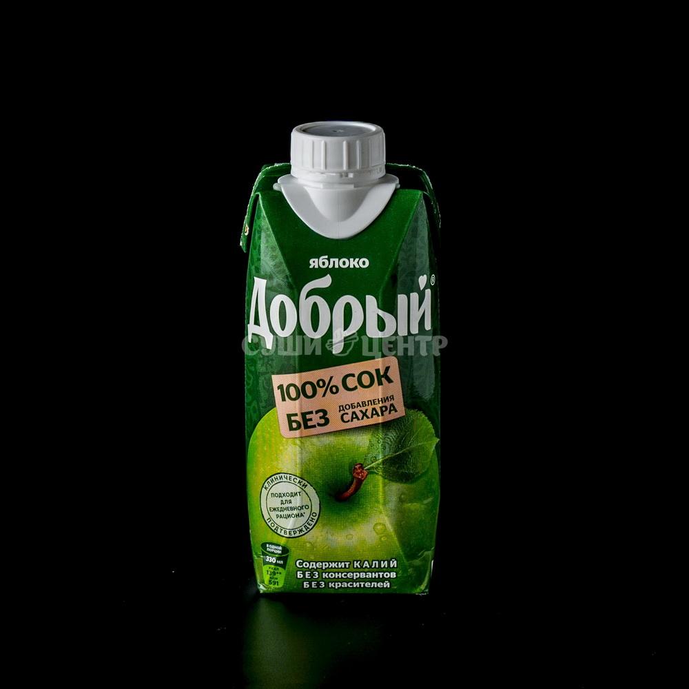 Сок добрый яблоко 0,33 л.