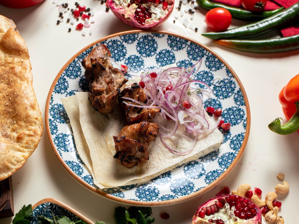 Шашлык из куриного бедра