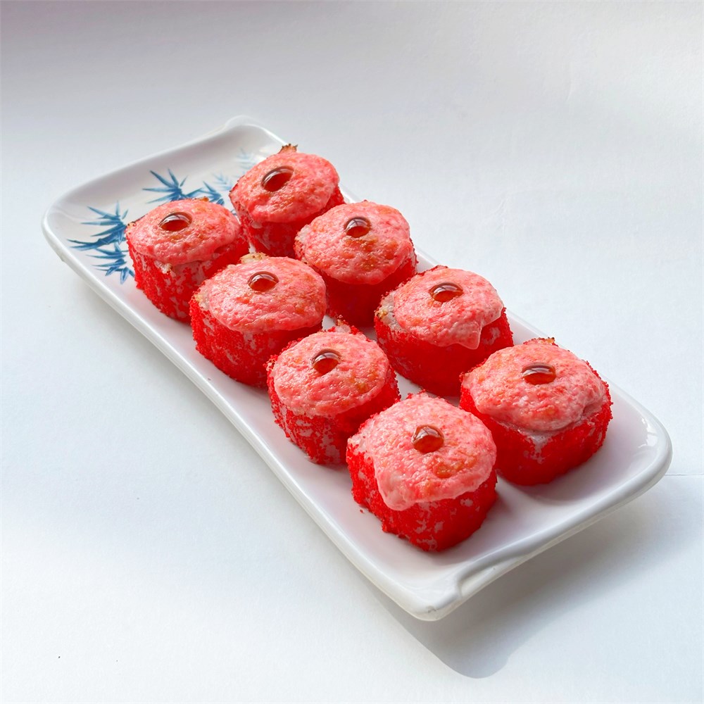 Запеч ролл Калифорния с лососем