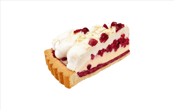 Торт брусничный с белым шоколадом