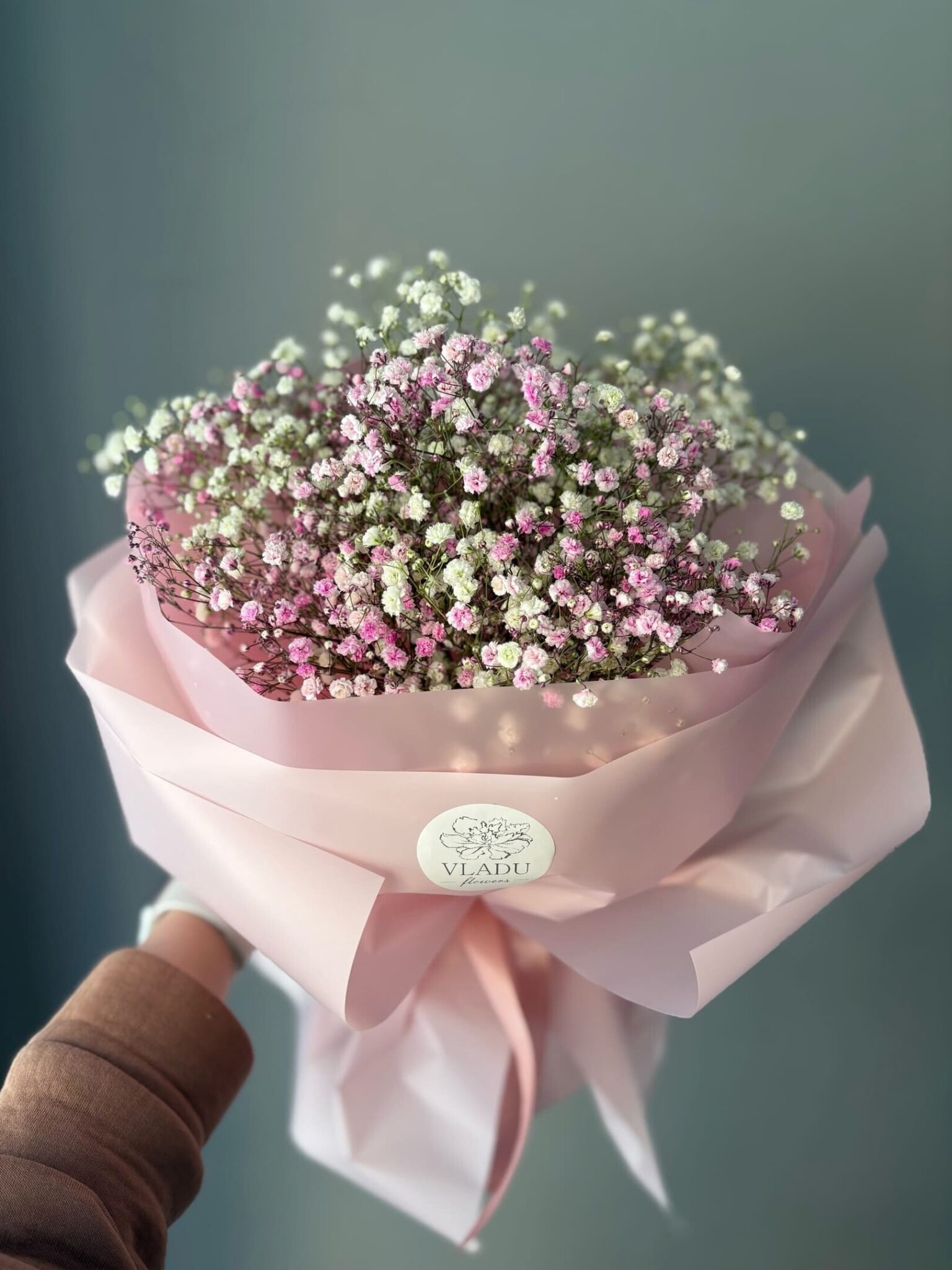 Нежный букет гипсофил