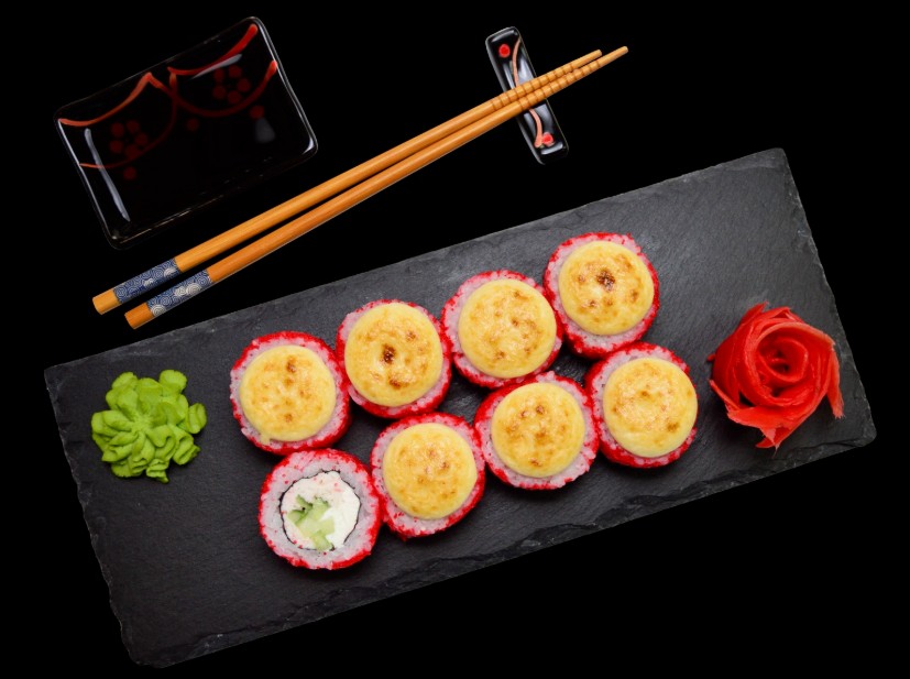 Запеченный ролл Калифорния