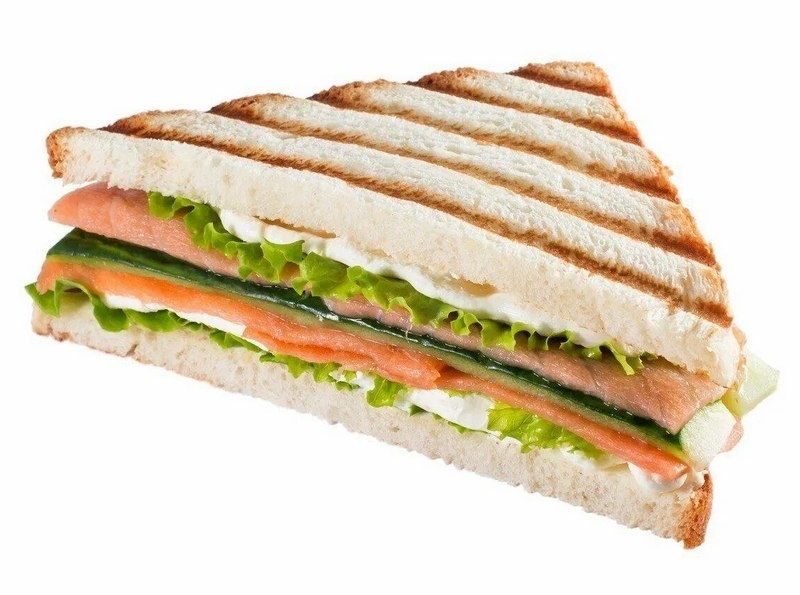 Сэндвич с лососем