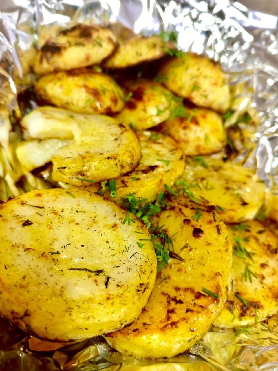 Картофель на углях