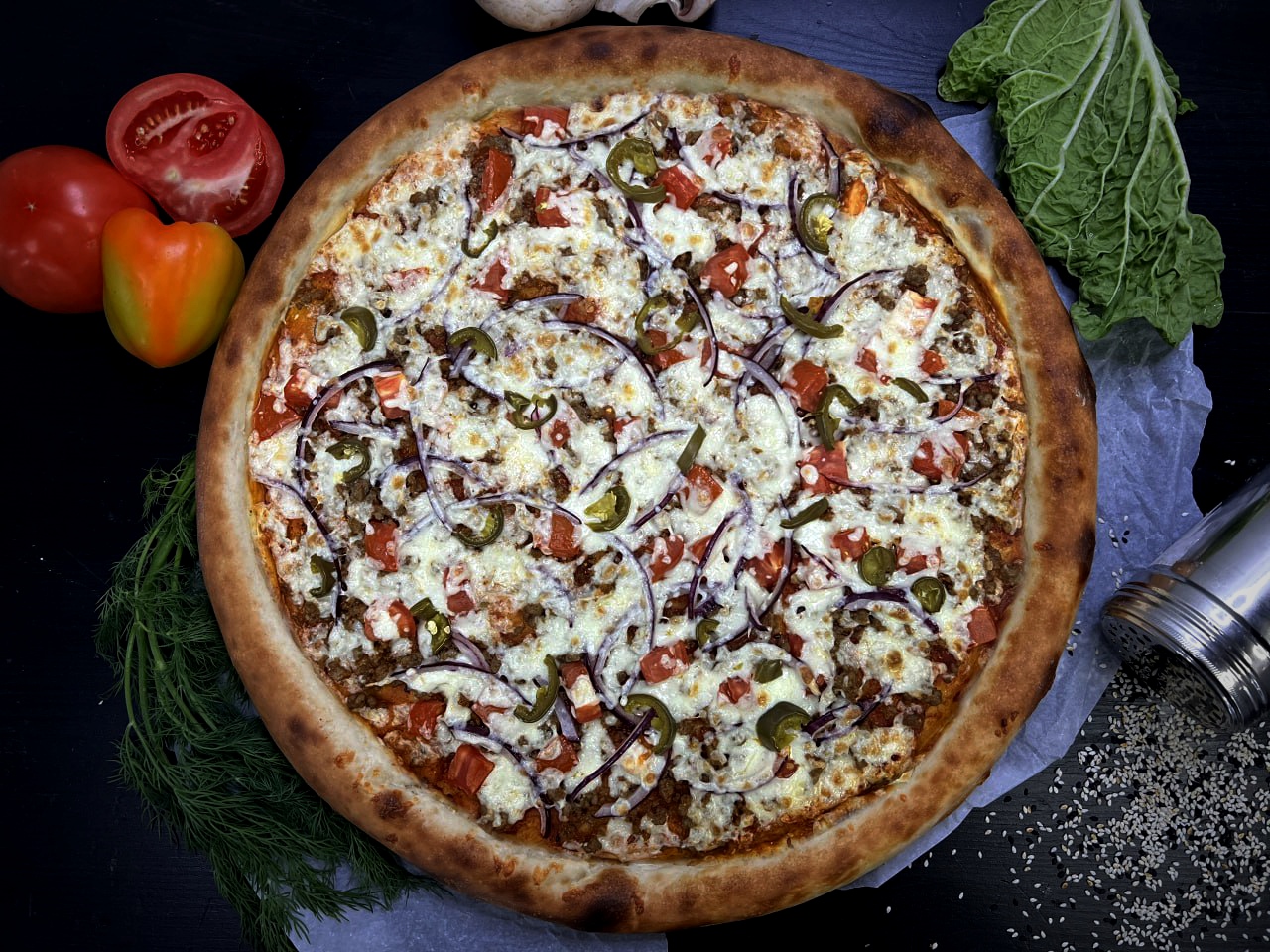 Мясная острая большая