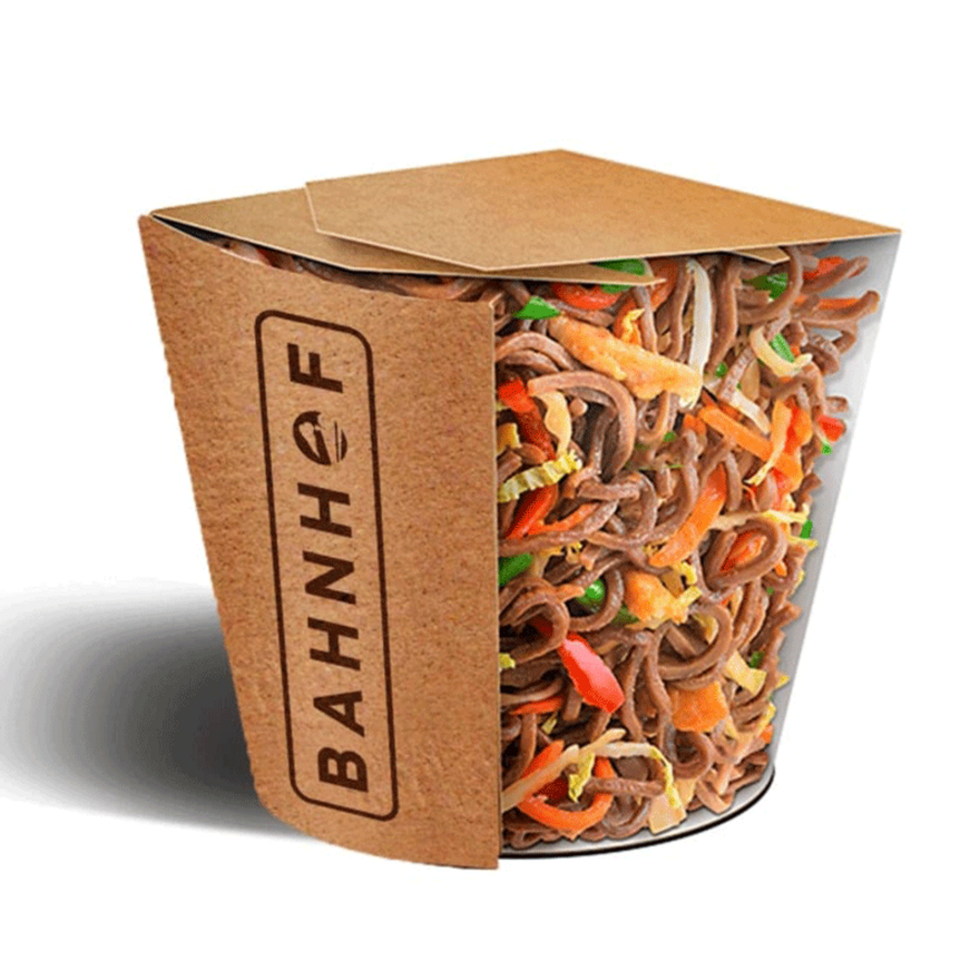 Соба с курицей и овощами