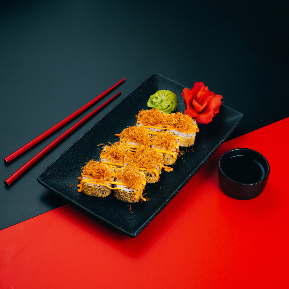 Темпурный с курицей и беконом