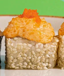 Запеченый с креветкой