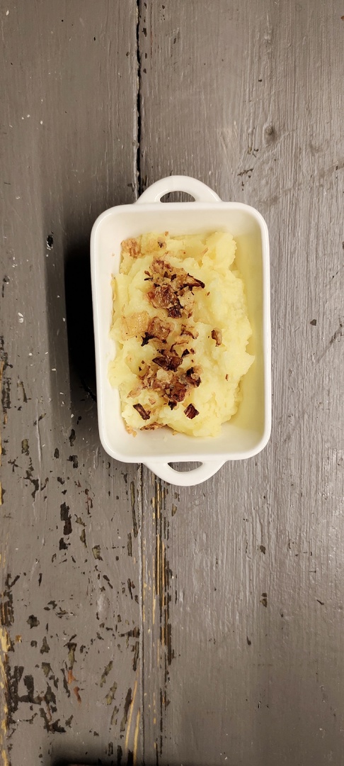 Картофельное пюре с хрустящим луком
