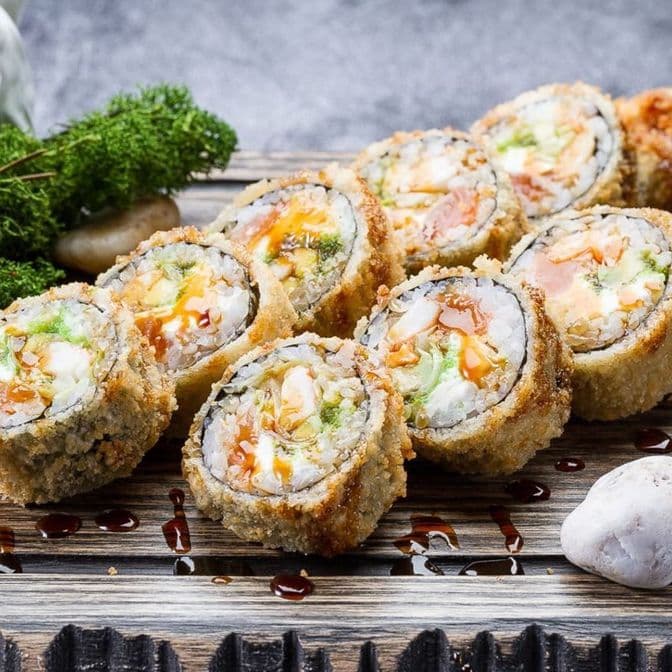 Горячий ролл с Креветкой