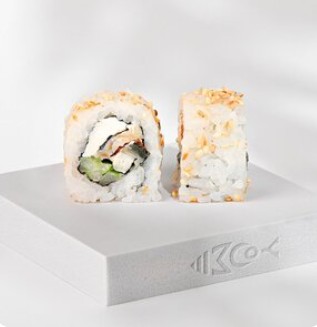 Острый угорь с огурцом