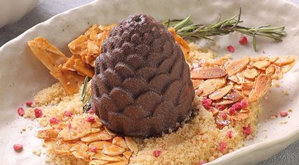 Кедровая шишка с брусникой